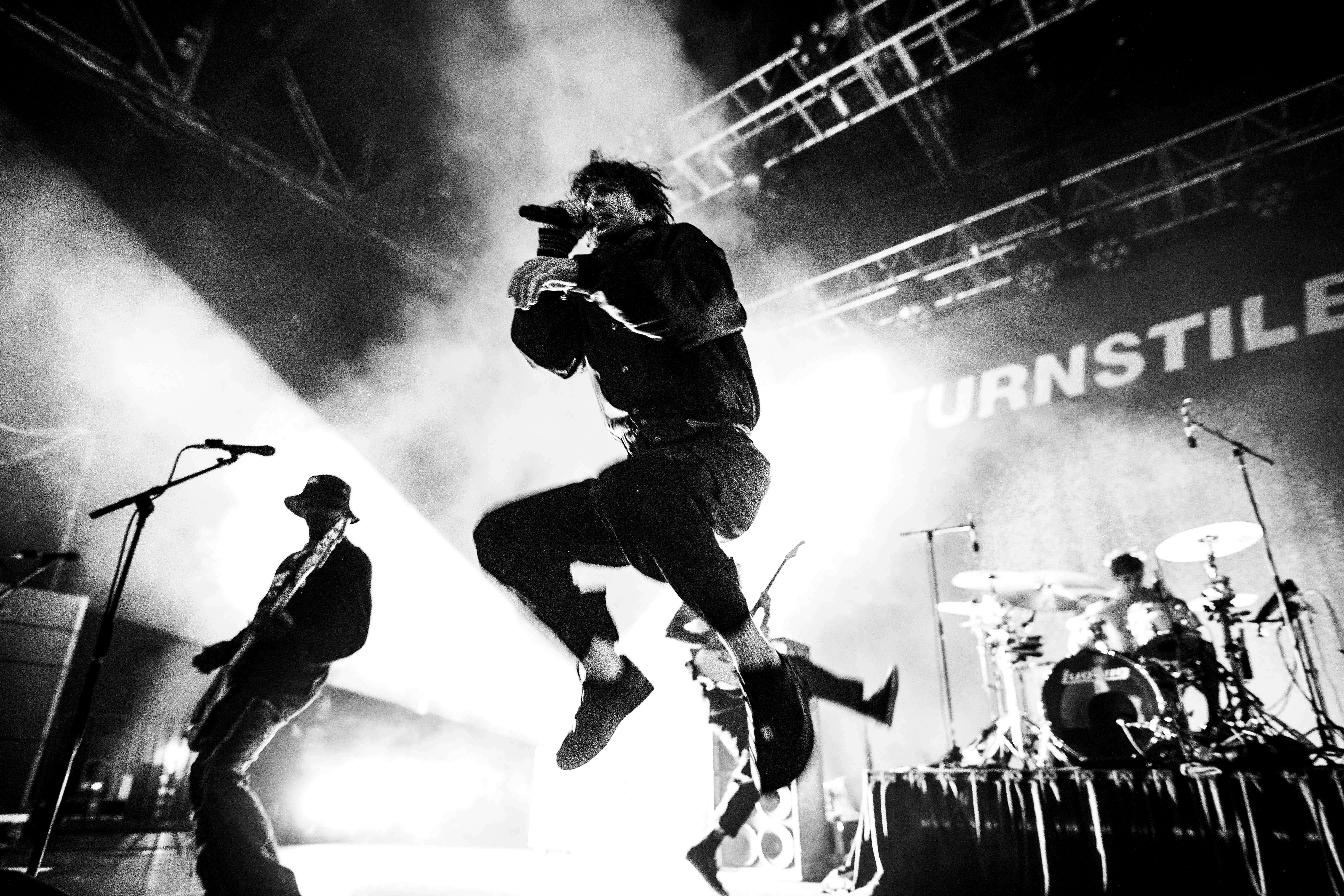 Turnstile on stage